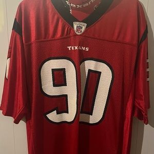 Houston Texans jersey and hat sz medium